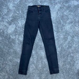 Lucky Brand Brooke Legging Jean Black Sz 0/25